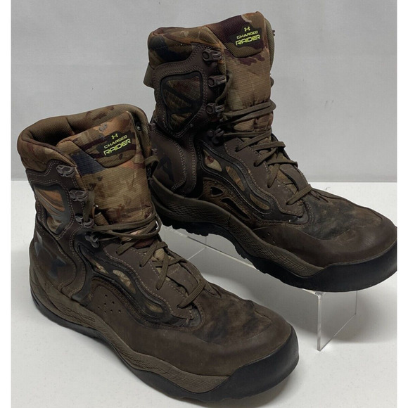 Under Armor Men’s Charged Raider Boots Size 12 Waterproof Hunting - 3024338-901 - Picture 1 of 10